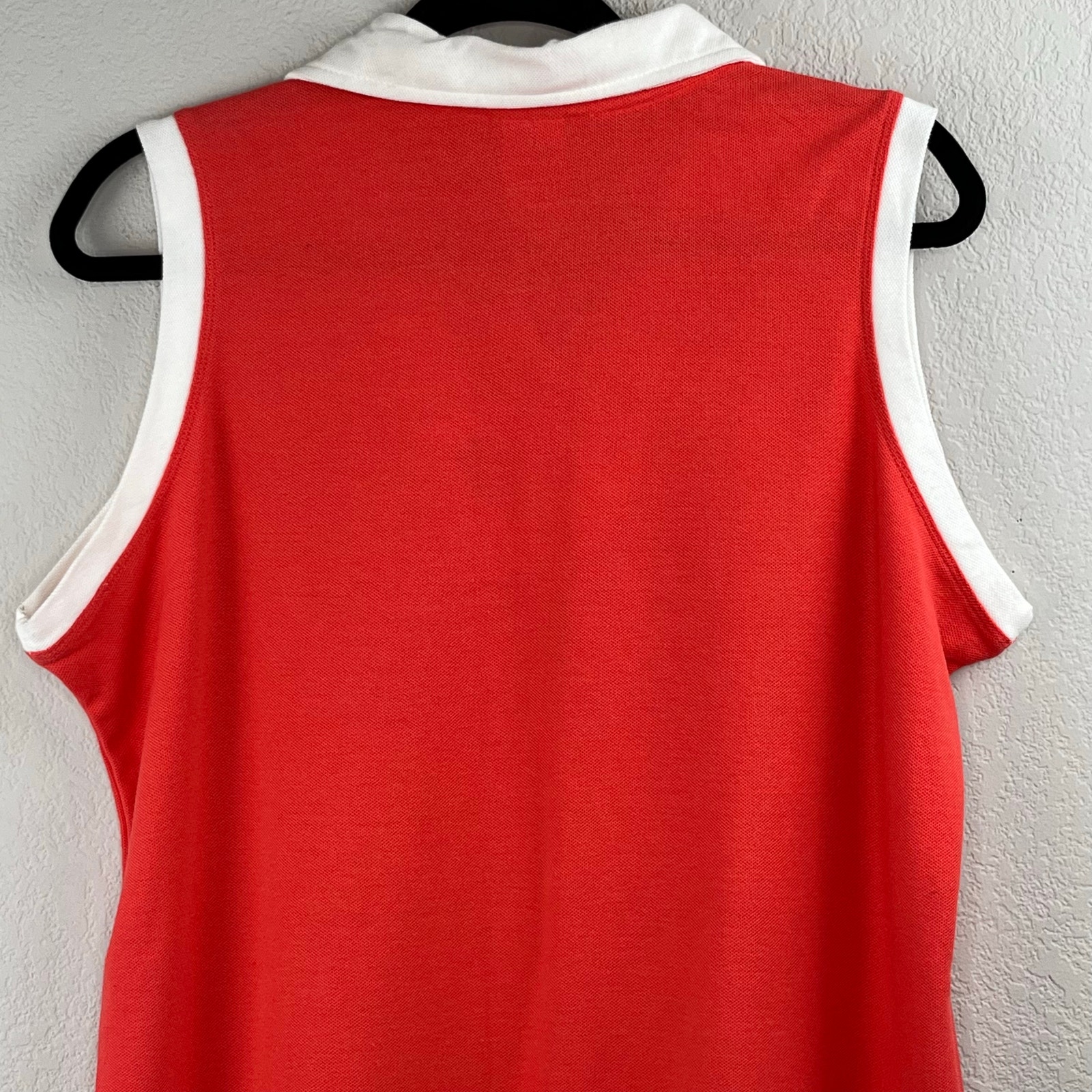 Vintage Just My Size Y2k Coral Orange Split Neck Tunic Top 14w 16w Nwt Coastal — image 7 of 8